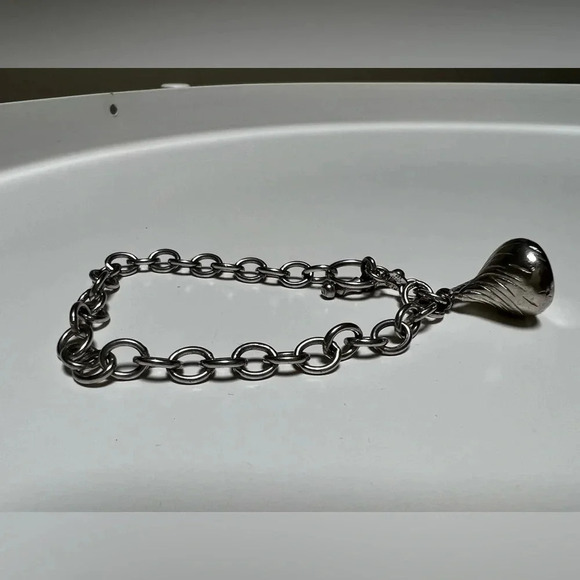 HERSHEY'S KISSES Bracelet Italian 925 Sterling Silver - Picture 8 of 8